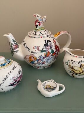 Alice in Wonderland Tea Service by Paul Cardew Rare
